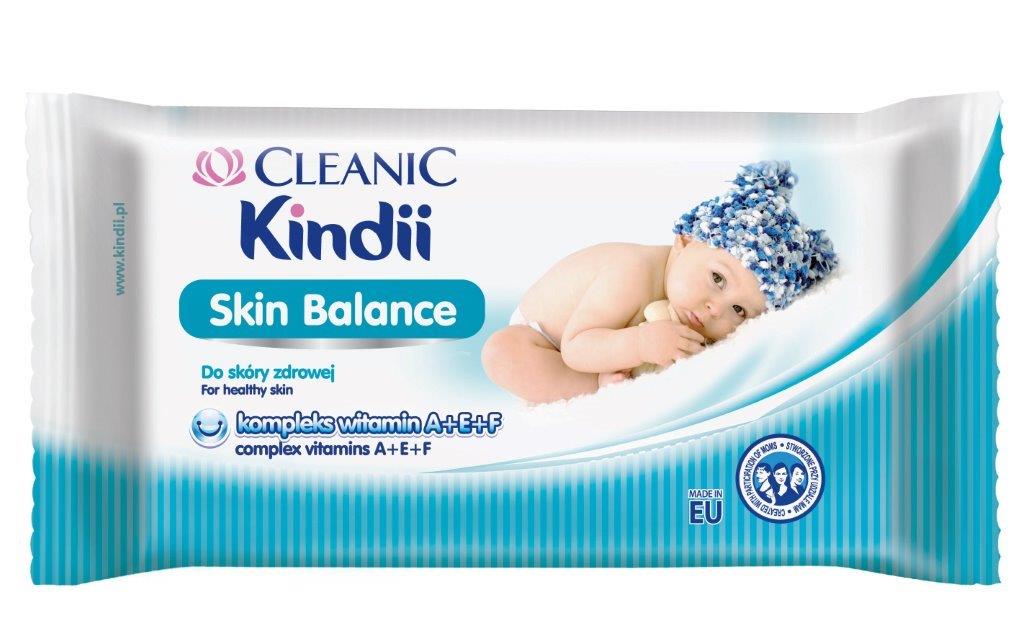 Cleanic Kindii Skin Balance_chusteczki nawilżane