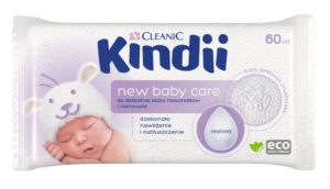 Kindii New Baby Care_chusteczki nawil_ane do delikatnej sk_ry noworodk_w i niemowl_t