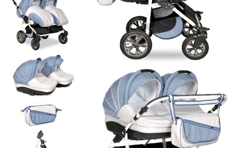 Wielofunkcyjny wózek bliźniaczy